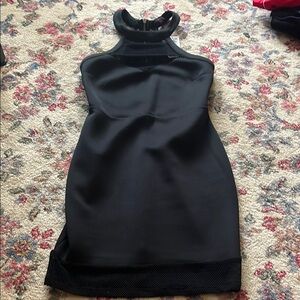 Chic Black Halter Dress